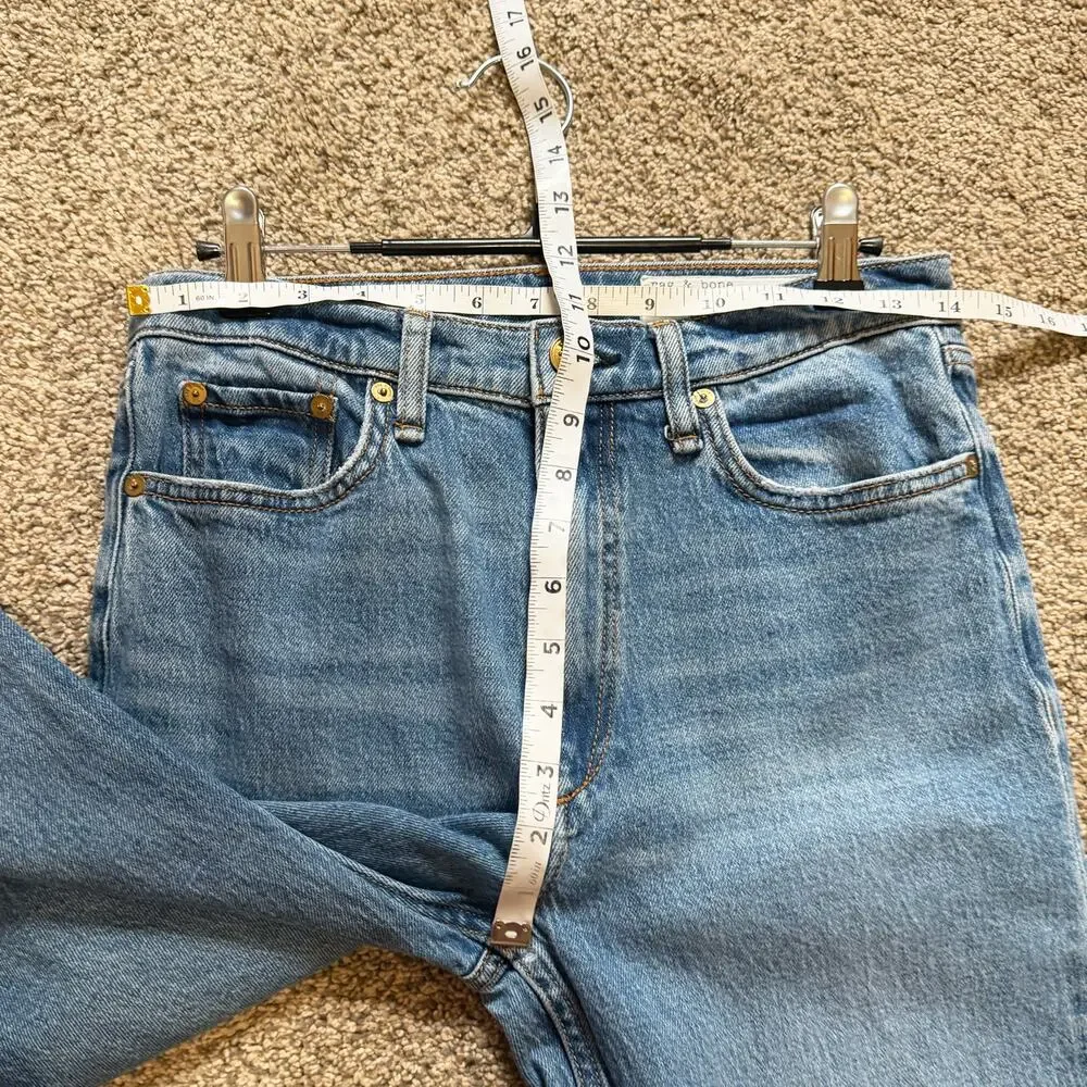 Rag & Bone Wren High Rise Slim Straight Denim Jeans Size 27